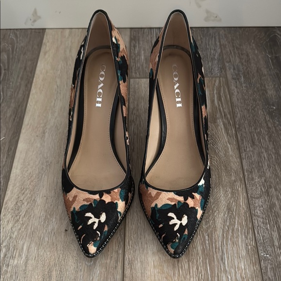 Coach Smith Beadchain Heel Sz 9 - Picture 1 of 7